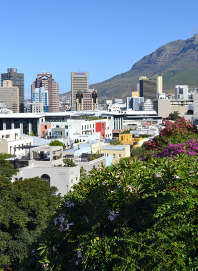 De Waterkant Village - city in background